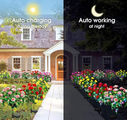 Last Day 70% OFF- 🌺Solar fluorescent garden light🔥