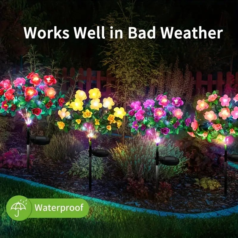 Last Day 70% OFF- 🌺Solar fluorescent garden light🔥