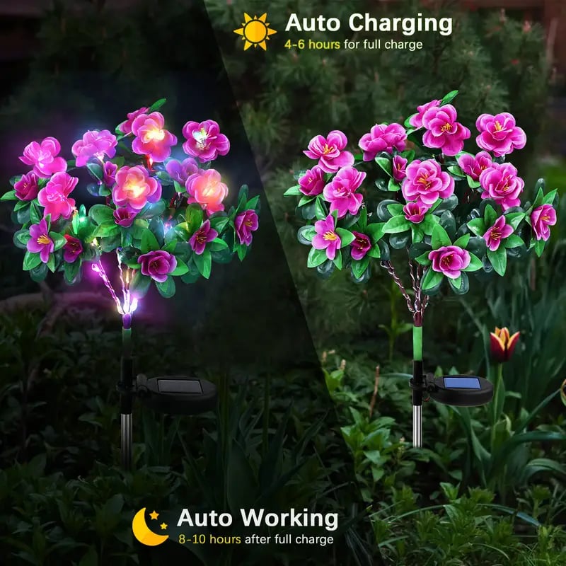 Last Day 70% OFF- 🌺Solar fluorescent garden light🔥