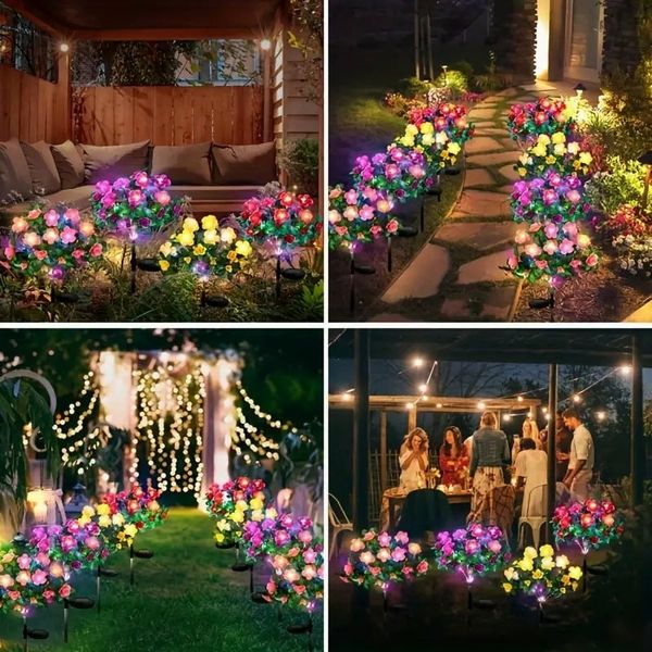 Last Day 70% OFF- 🌺Solar fluorescent garden light🔥