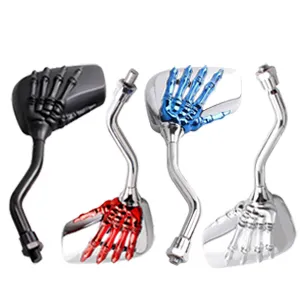 Distinctive Skull Skeleton Hand Rearview Side Mirror