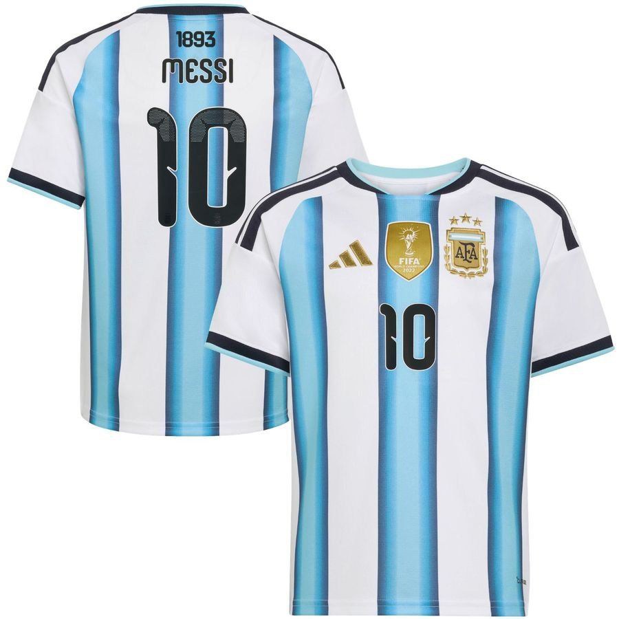 Argentina Home Shirt World Cup 2026 Kids Messi 10 - fan edition jersey