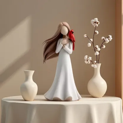 Cardinal Remembrance Love and Serenity Figurine