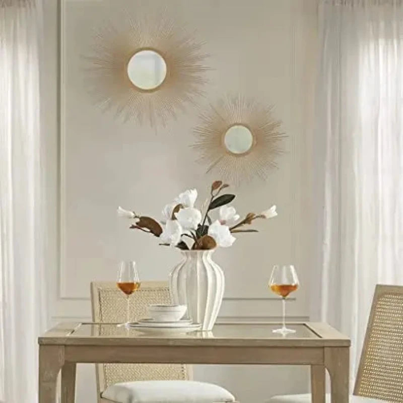 Sunburst Metal Wall Mirror product detail view 3