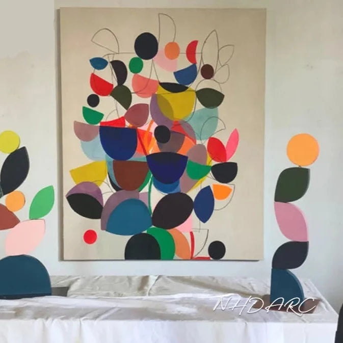 Geometric Wall Art Print product detail view 2