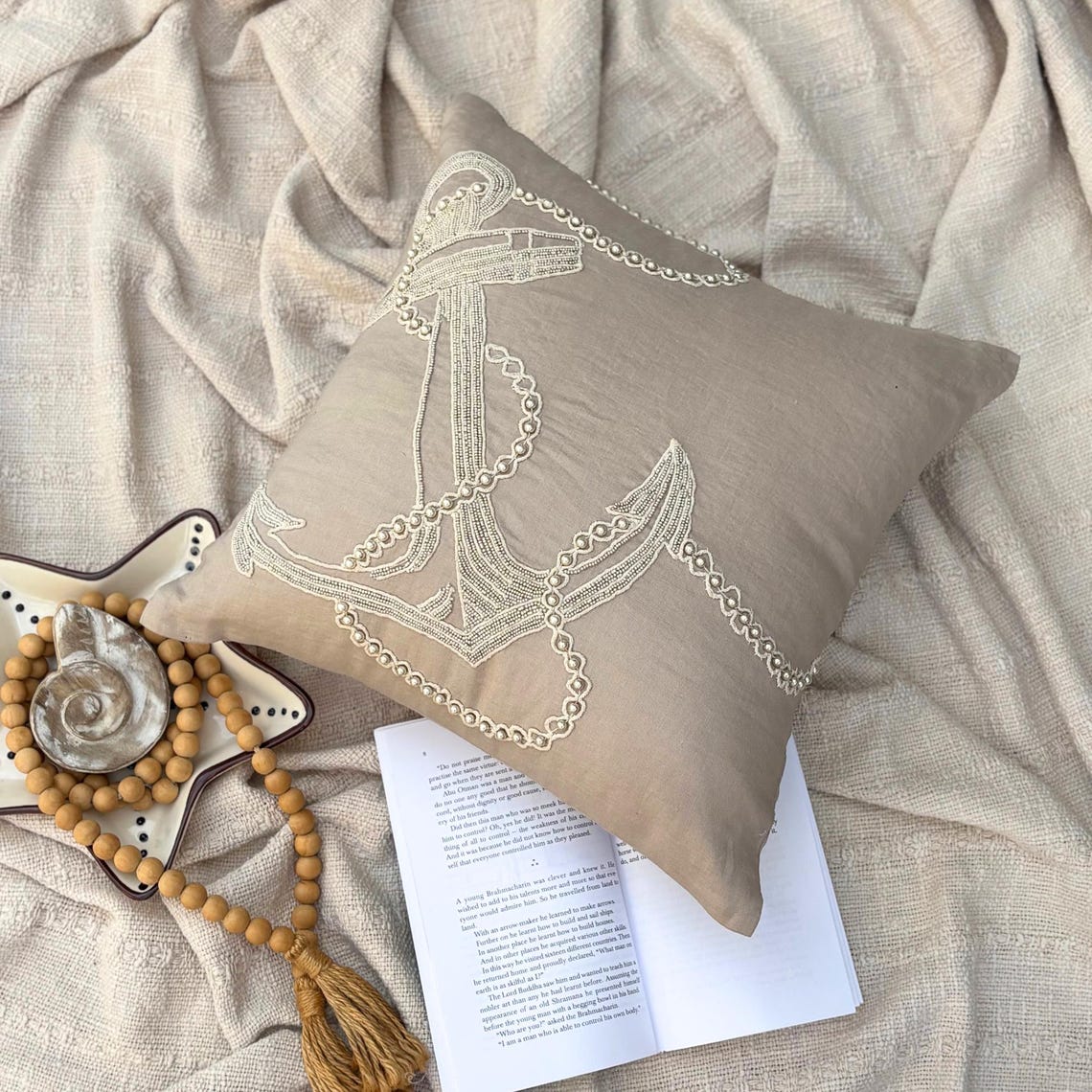 Scallop Shell throw pillow cover, product view 20