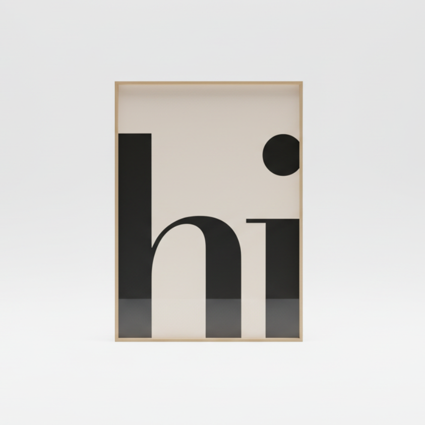 Minimalist Wall Art Print product detail view 5