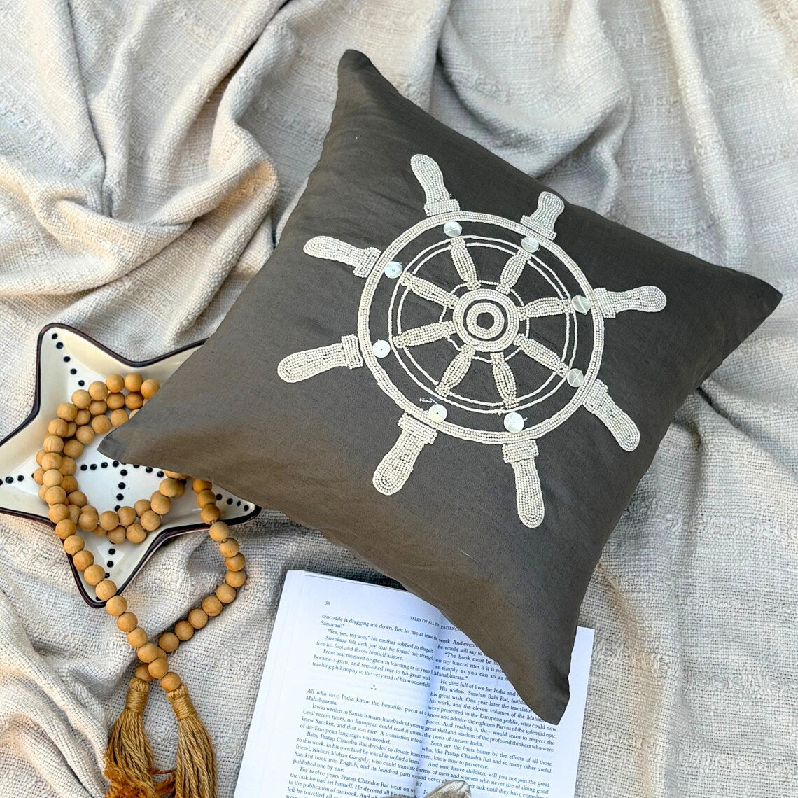 Coral Cluster throw pillow cover, product view 17