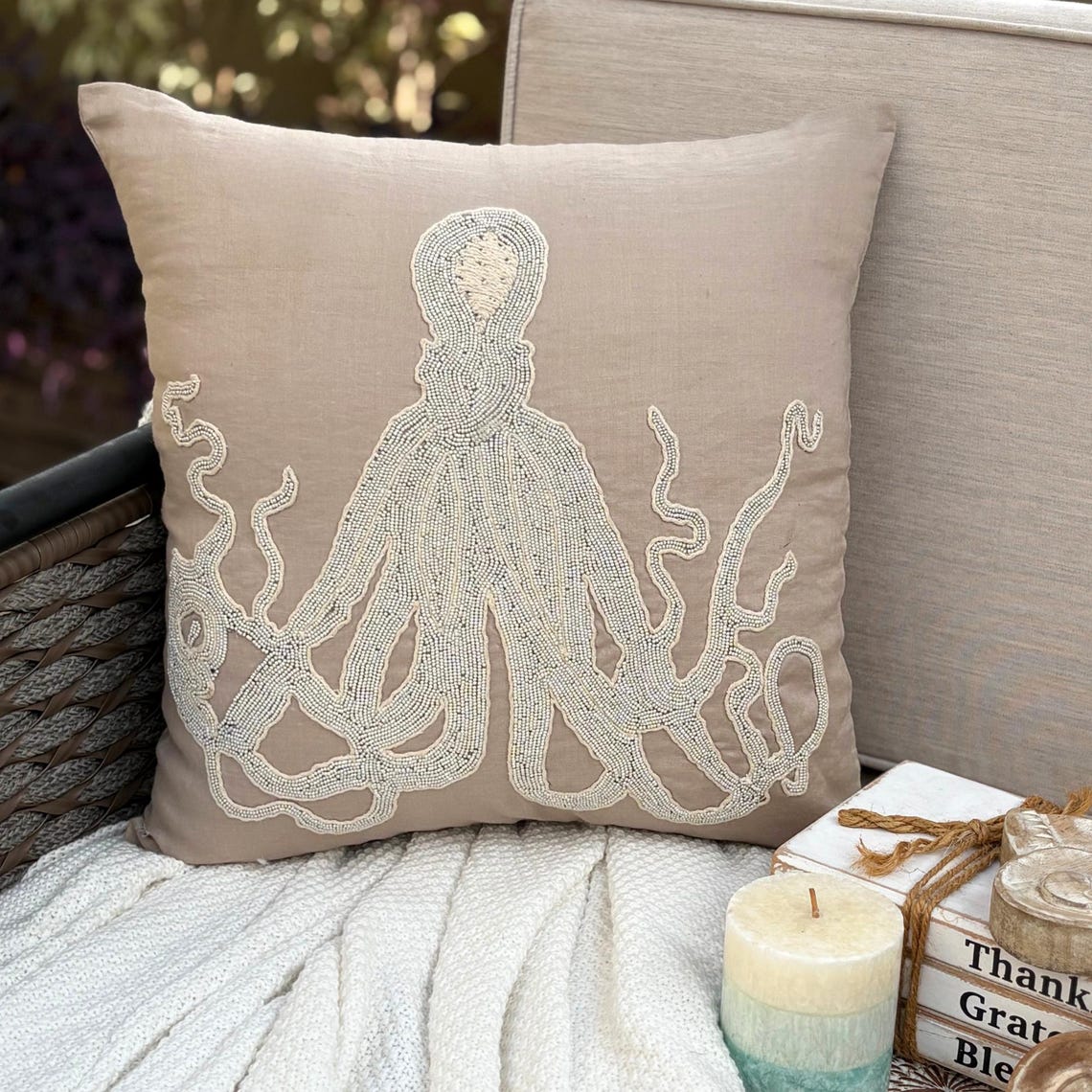 Scallop Shell throw pillow cover, product view 31