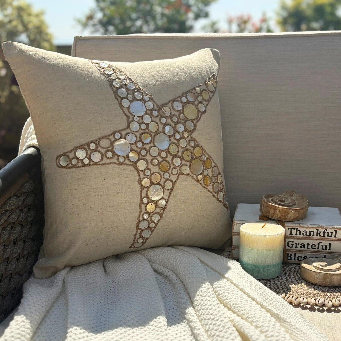 Scattered Shell throw pillow cover, product view 33