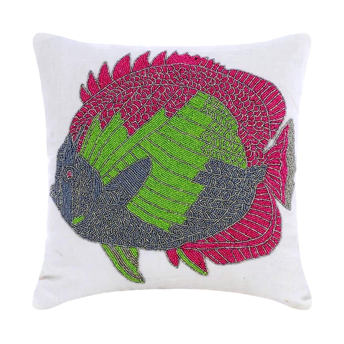 School of Fish throw pillow cover, product view 8