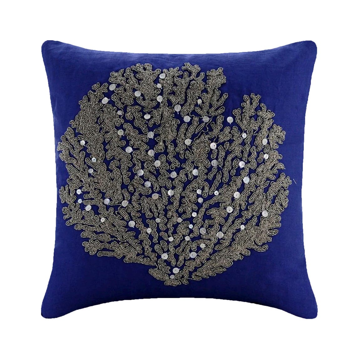 Coastal Pattern throw pillow cover, product view 7