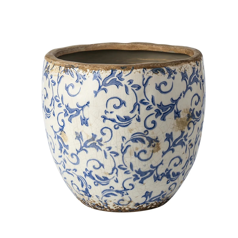 Pastoral Design Pottery Planter product detail view 5