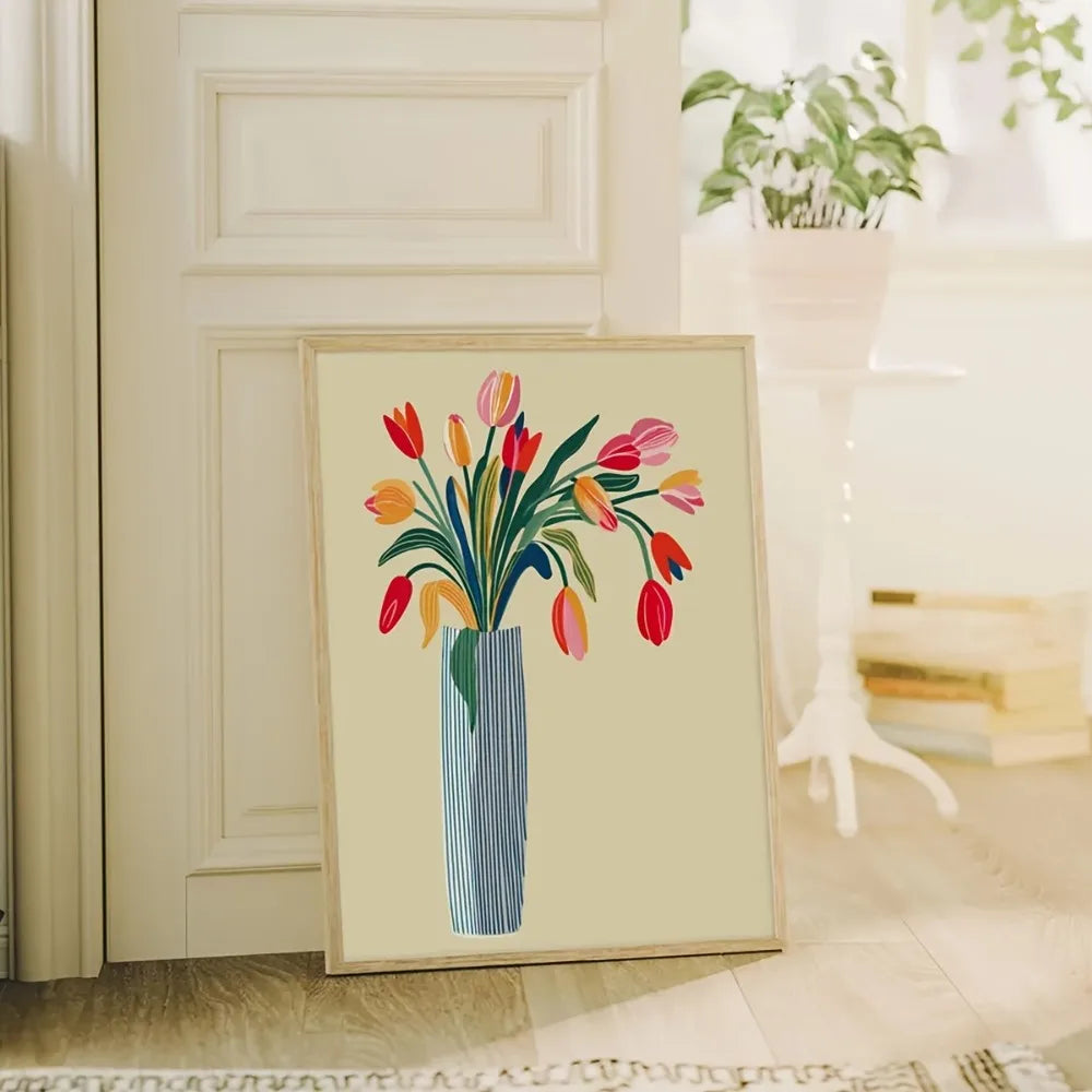Tulip Vase Wall Art Print product detail view 7
