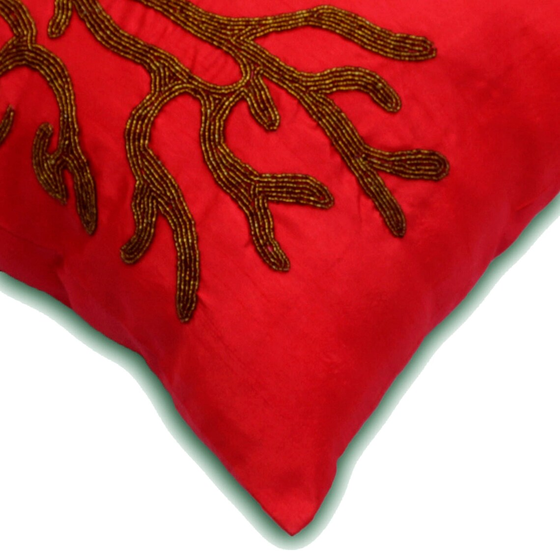Coral Arrangement throw pillow cover, product view 8