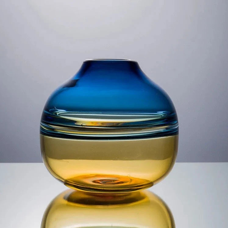 Gradient To Wave Glass Vase product view