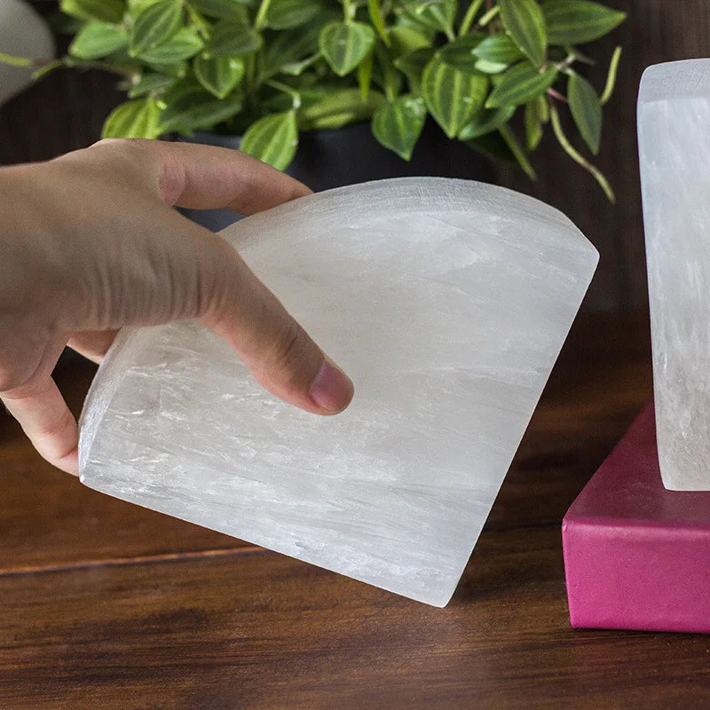 Natural Gypsum Mine Onyx Bookend product view