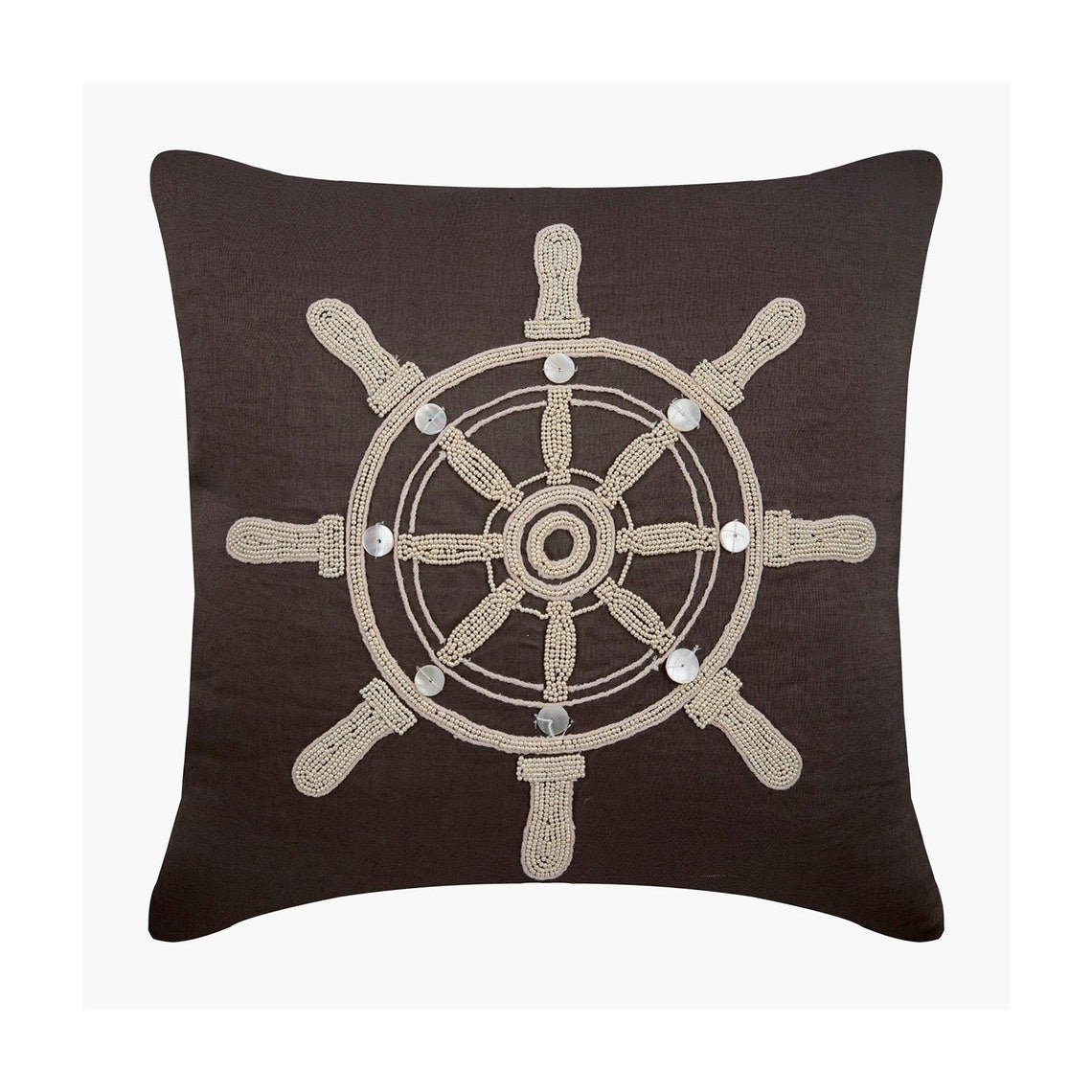 Sailboat and Helm throw pillow cover, product view 10