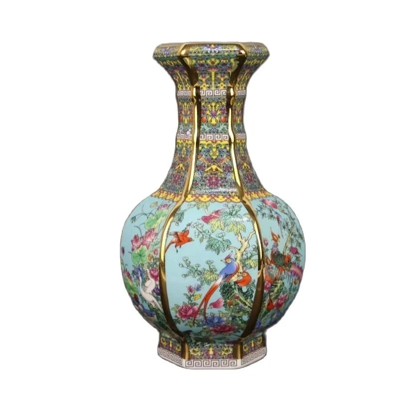 Porcelain Intricate Flower Vase product view