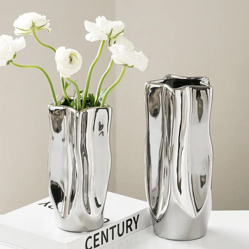 Electroplated Ceramic Vase product view