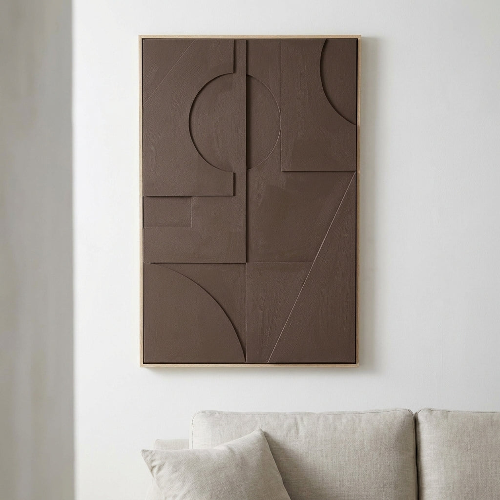 Understated Textured Relief Wall Decoration product view