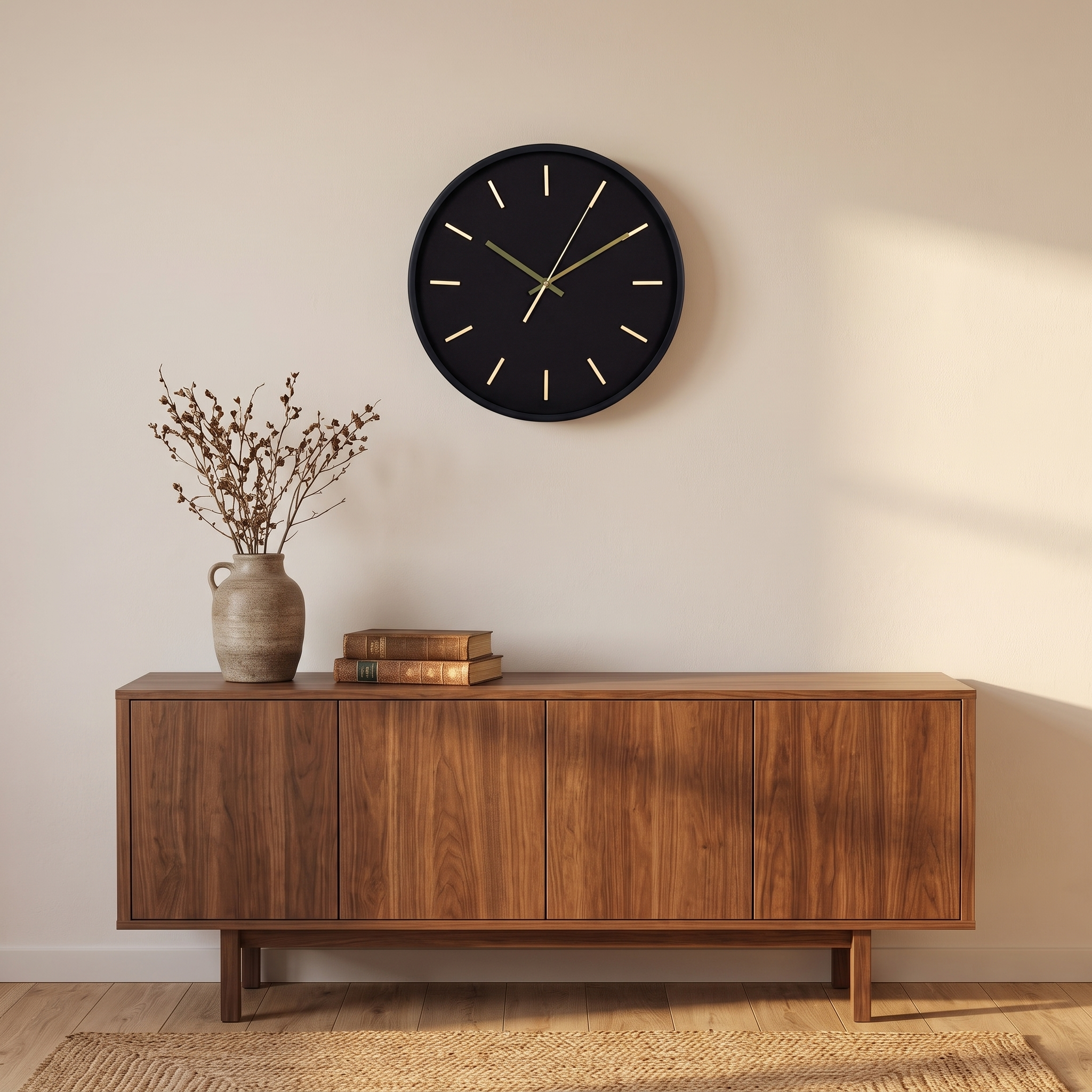 Structured Round Decorative Wall Clock product view