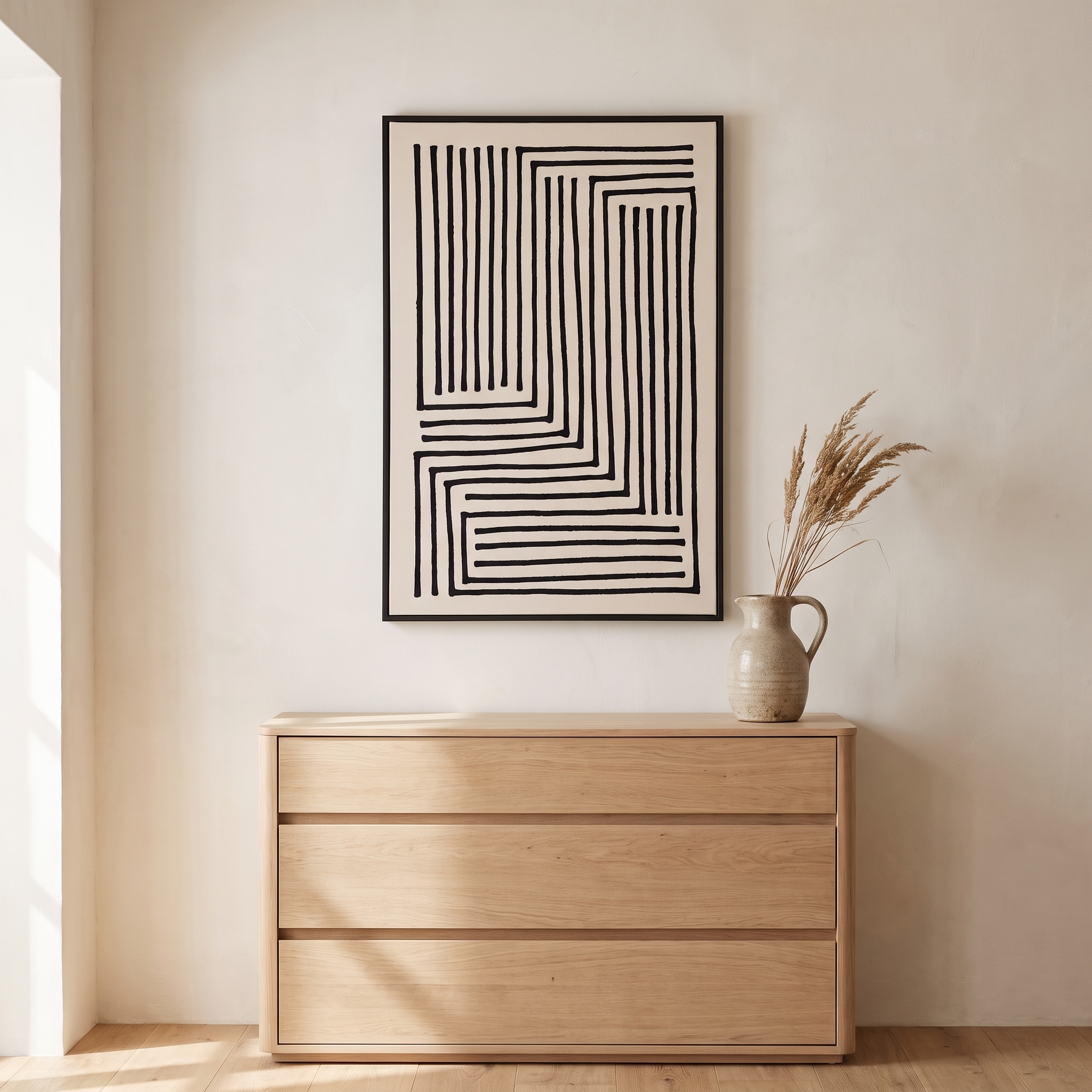 Classic Abstract Printed Canvas Wall Art product view