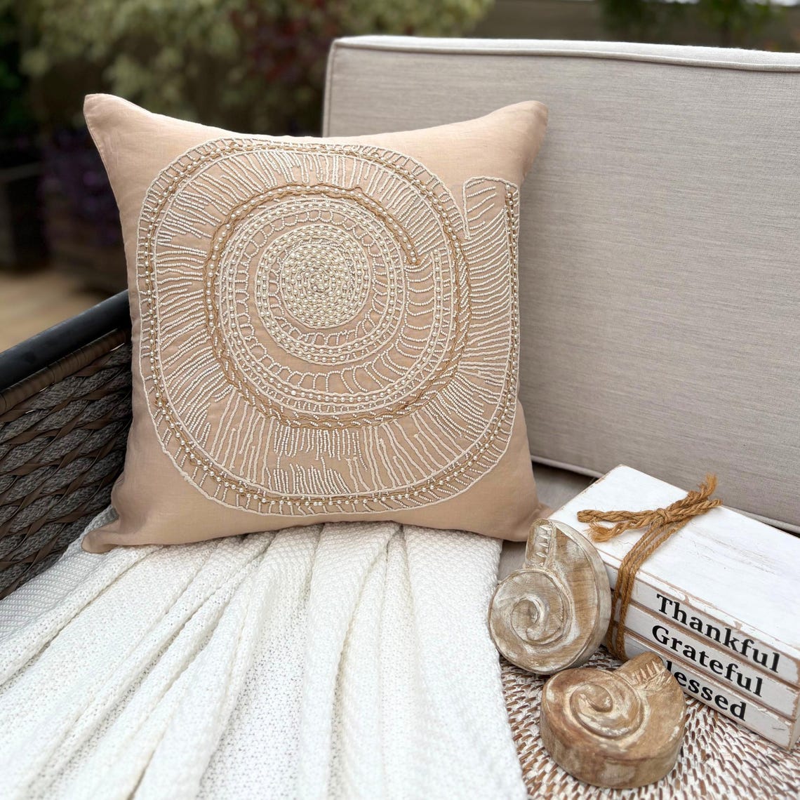 Scattered Shell throw pillow cover, product view 20