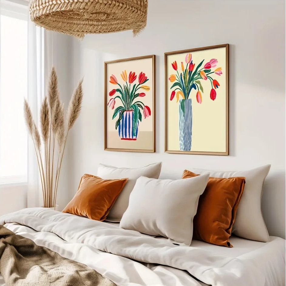 Tulip Vase Wall Art Print product detail view 2
