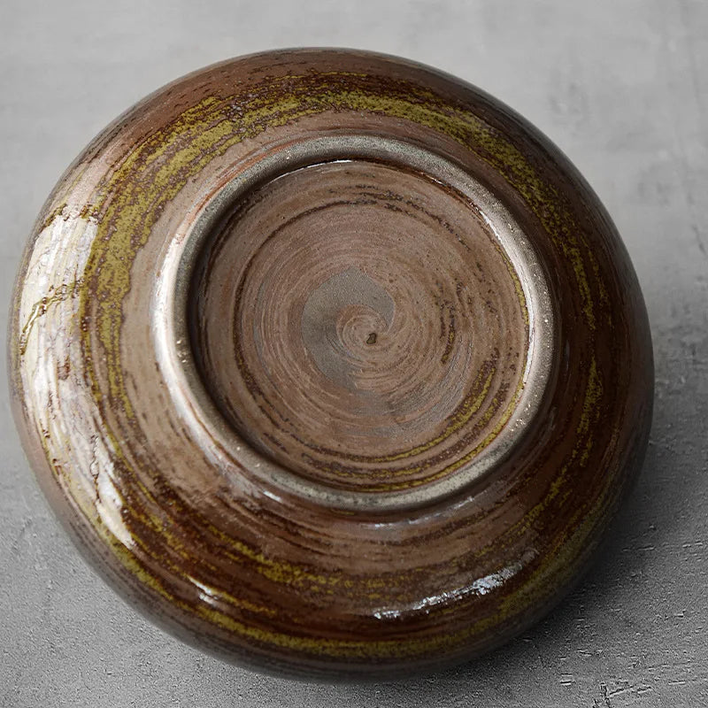 Zen Ceramic Vase Flat Mouth Pot Vase product detail view 3