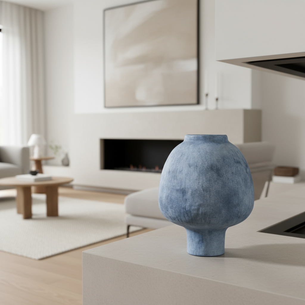 Rustic Grain Ceramic Pottery Vase product view