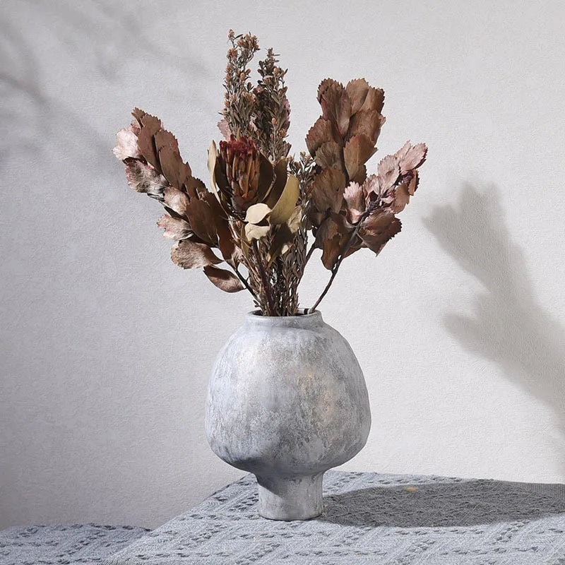 Rustic Grain Ceramic Pottery Vase product detail view 3