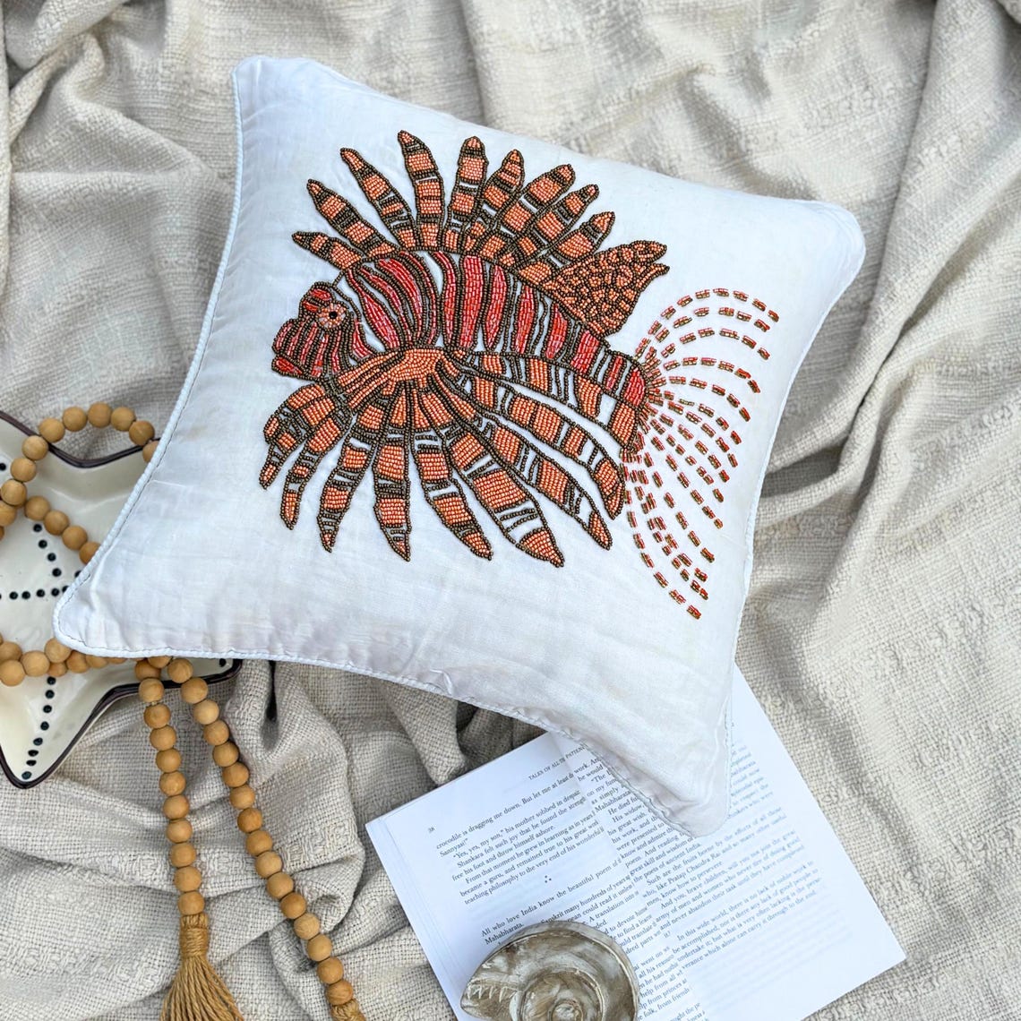 School of Fish throw pillow cover, product view 36