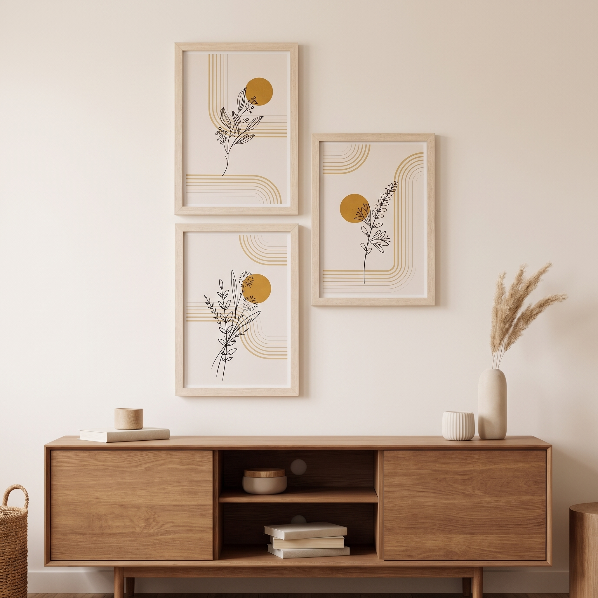 Statement Coordinated Framed Wall Art Set product view