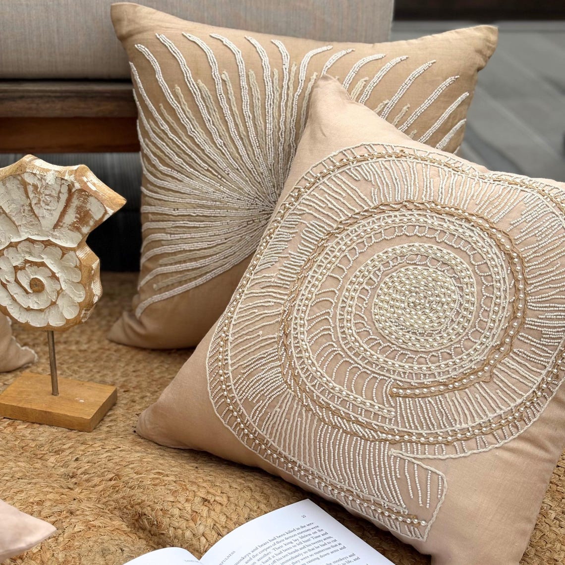 Scattered Shell throw pillow cover, product view 30