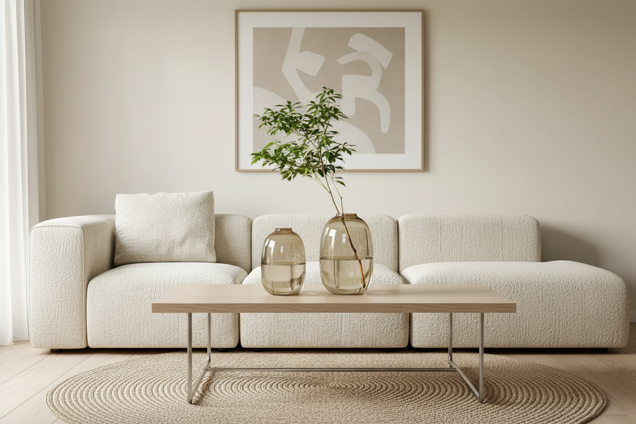 Minimalist Glass Rounded Bulb Vase product view