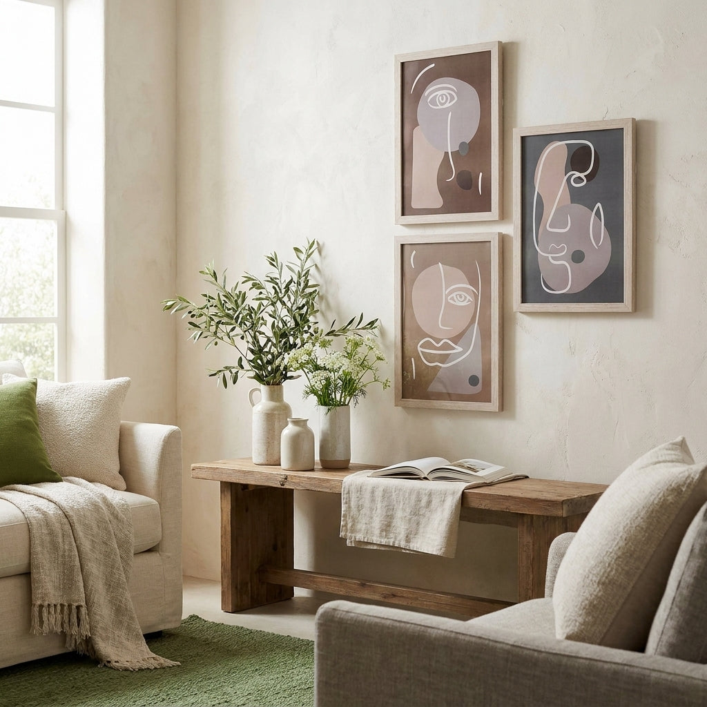 Streamlined Coordinated Framed Wall Art Set product view