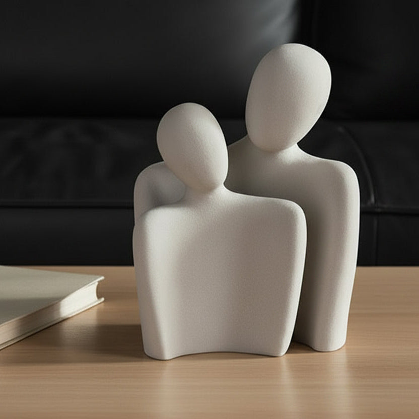 Abstract Embrace Set of Ceramic Figurines product detail view 2