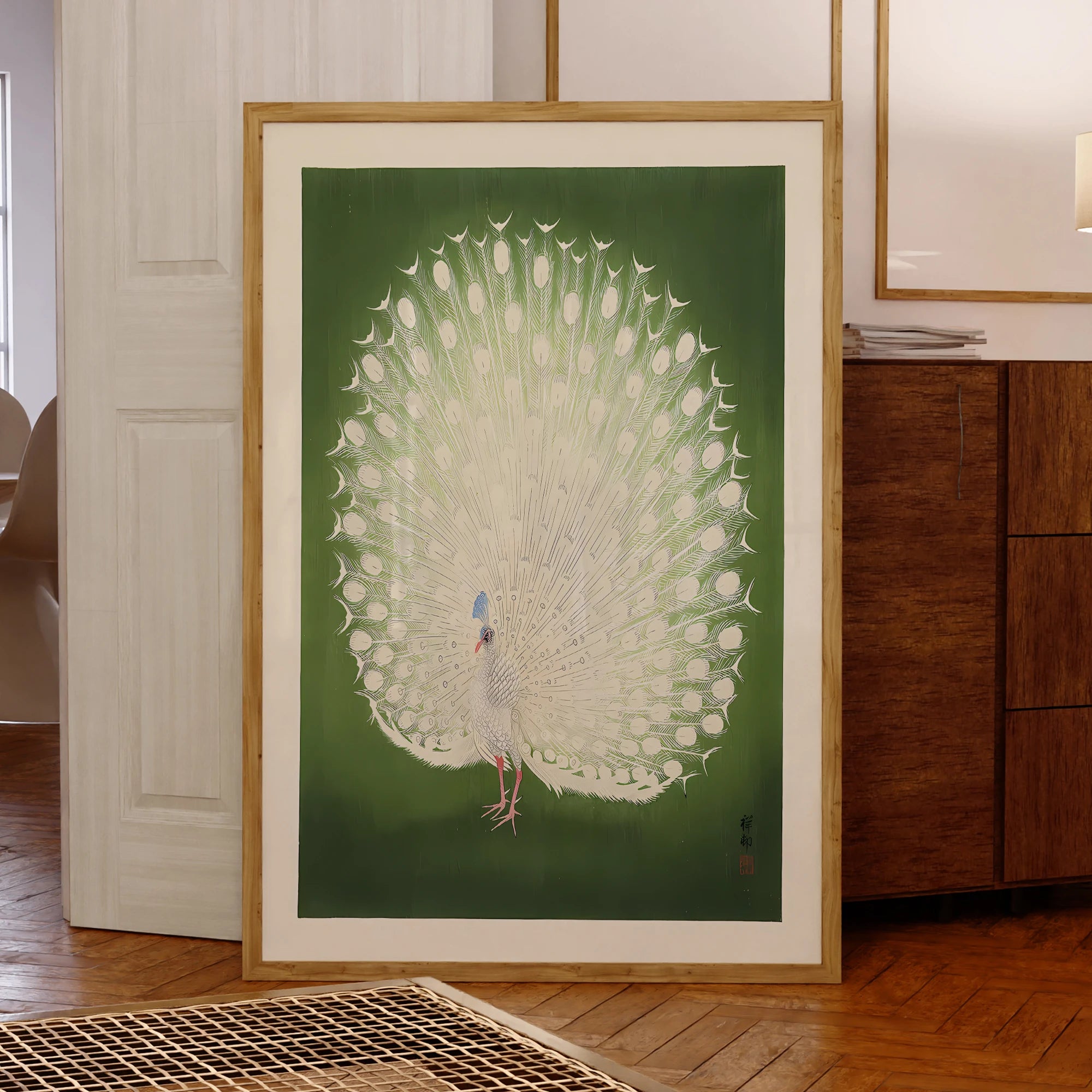 Peacock Wall Art Print product view