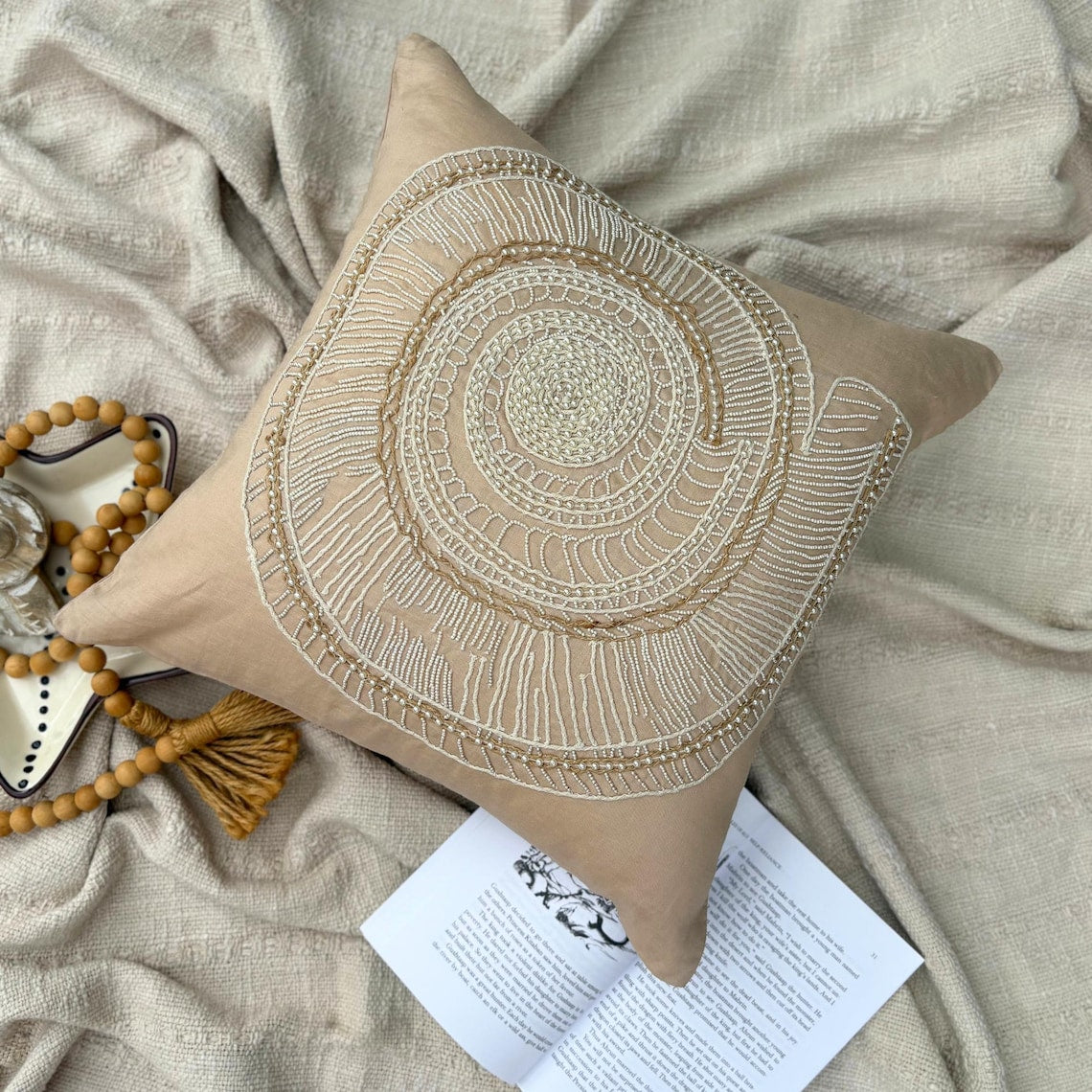 Scattered Shell throw pillow cover, product view 21