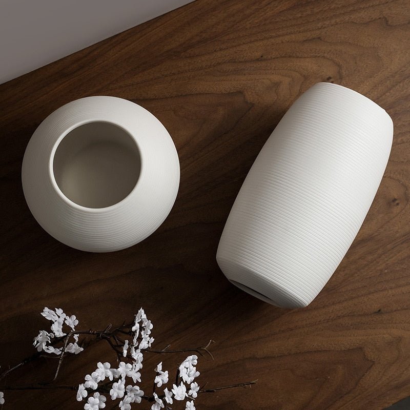 Brushed Ceramic Modern Minimalist Vase product view