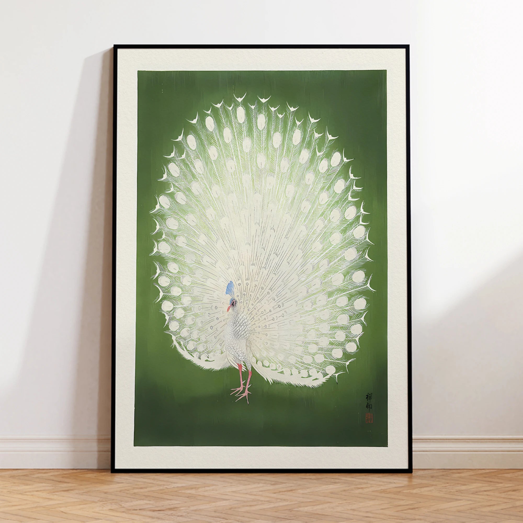 Peacock Wall Art Print product detail view 4
