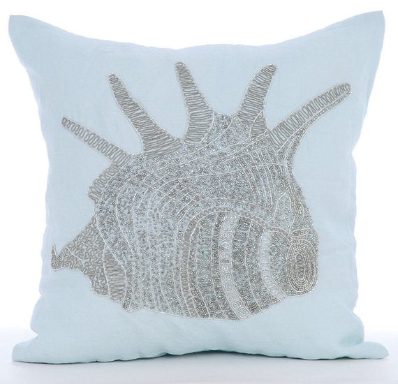 Fish Illustration throw pillow cover, product view 11
