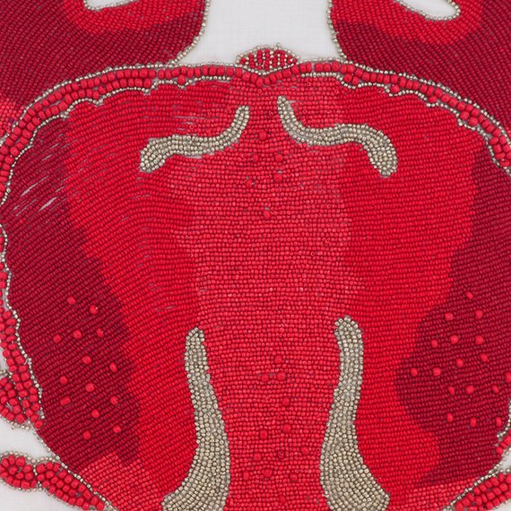 Crab Motif throw pillow cover, product view 10