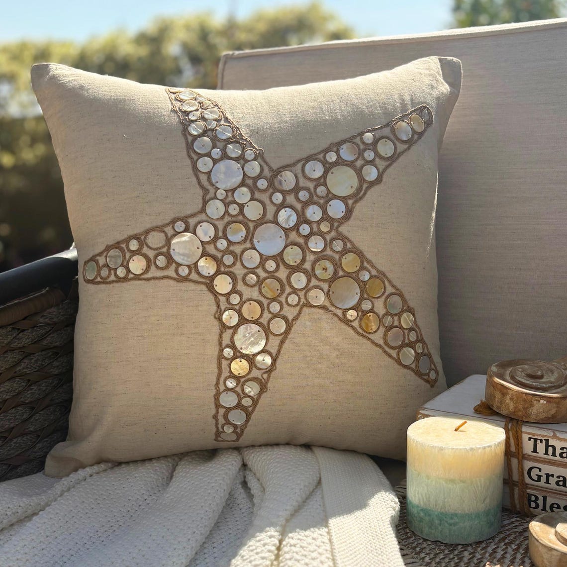 Scattered Shell throw pillow cover, product view 31