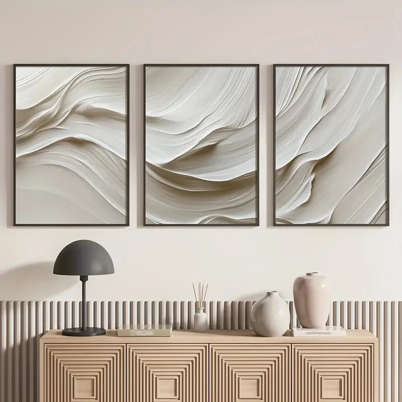Wavy Coordinated Set Wall Art Print product detail view 2