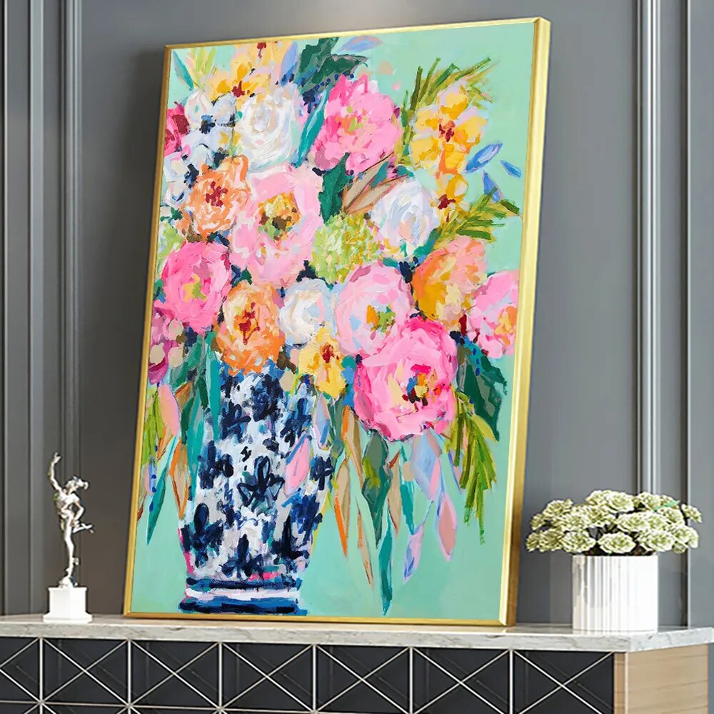 Floral Abstract Wall Art Print product view