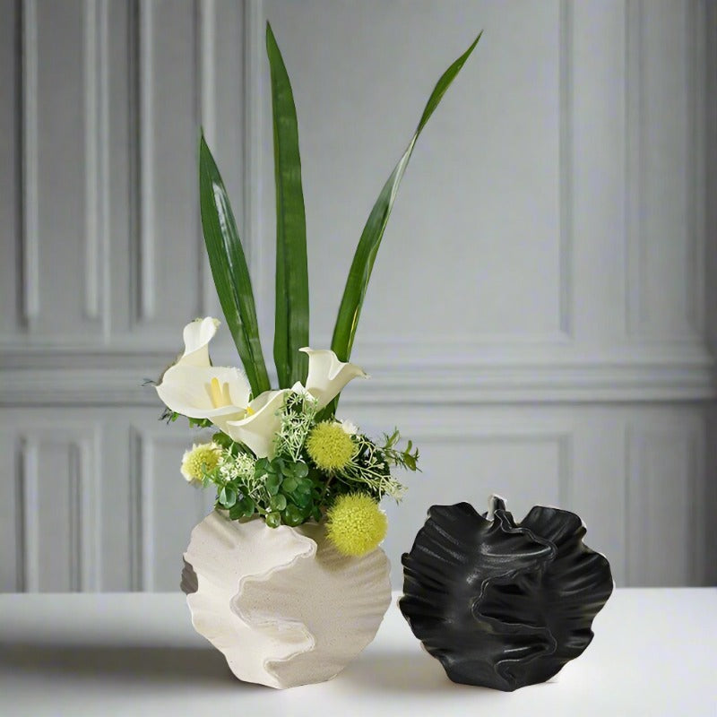 Ceramic Jelly Ear Coral Art Minimalist Vase product detail view 2