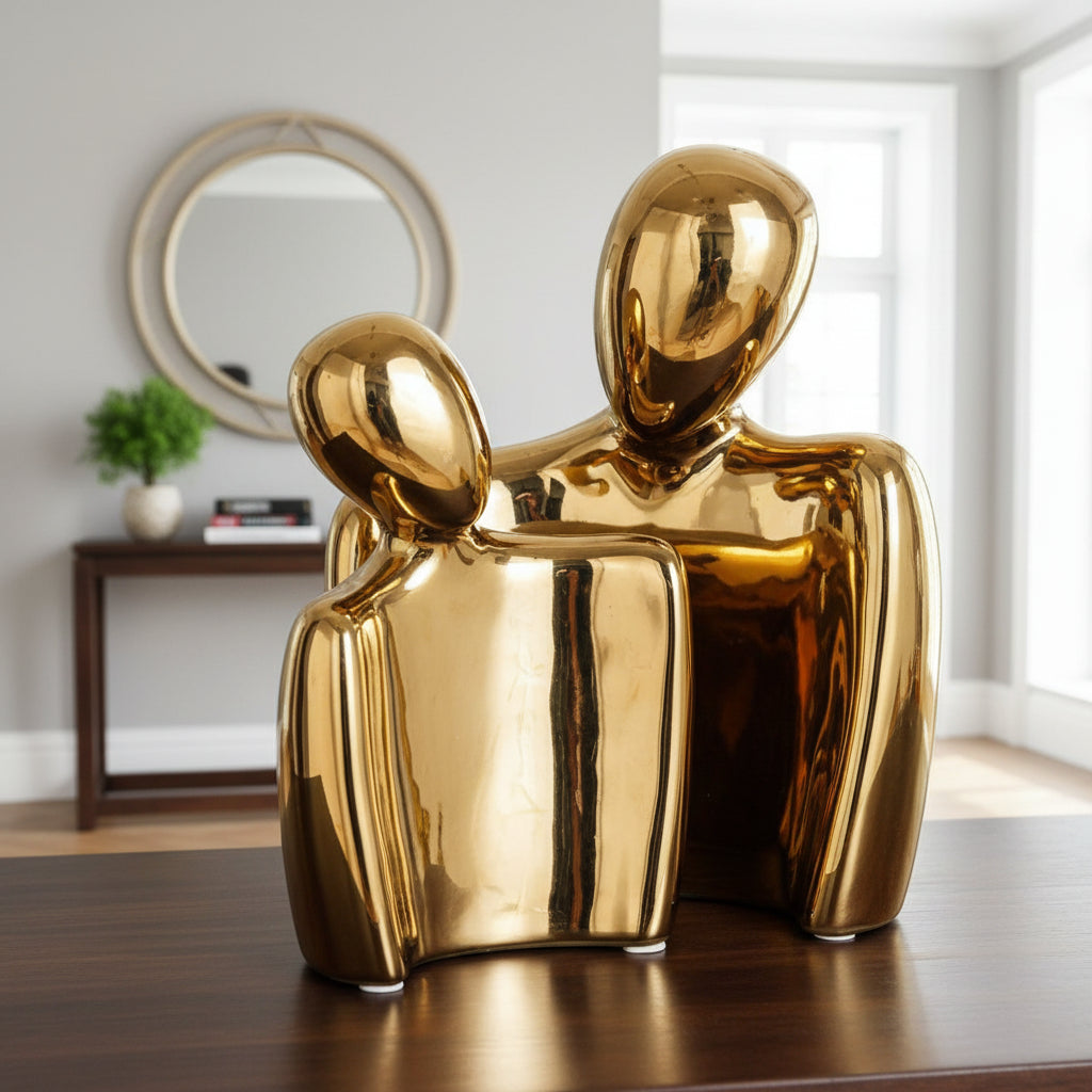 Abstract Embrace Set of Ceramic Figurines product view