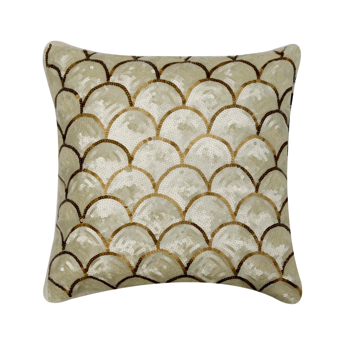Mermaid Illustration throw pillow cover, product view 5